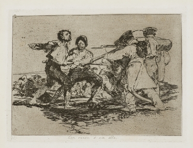 Con Razon ó Sin Ella(Rightly or Wrongly) by Francisco Goya
