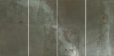 Muted Radiance - Quadtych by Lebadang