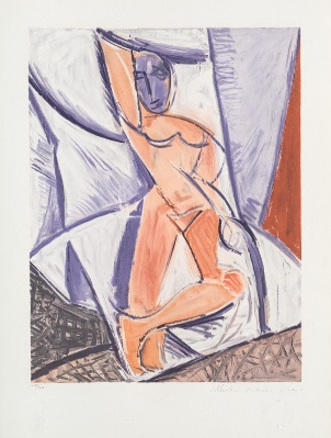 Etude pour le nu a la Draperie (Study for the Nude with Drapery) by Marina Picasso