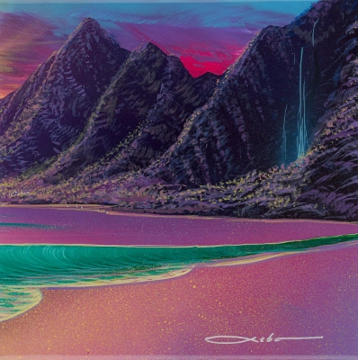 Island Sunset 1/3 by Chris Sebo