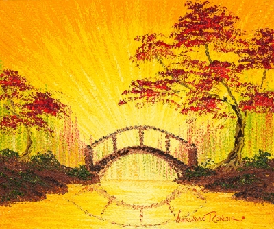 Bright Bridge by Alexandre Renoir