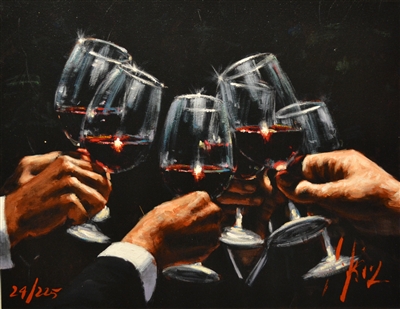 For a Better Life (Red) by Fabian Perez