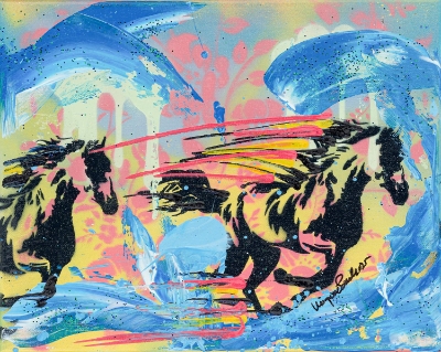 Blazing Through Time by Miguel Paredes