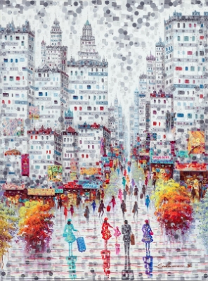Beautiful Street Scenes in the City by Solomon Hwang