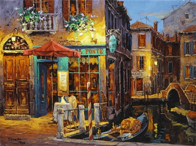 Gondola's Romance by Viktor Shvaiko