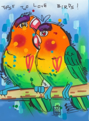 Colorful Birds by King Redd