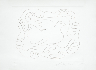 Etudes des Mains et Colombe (Study of Hands and Dove) by Marina Picasso