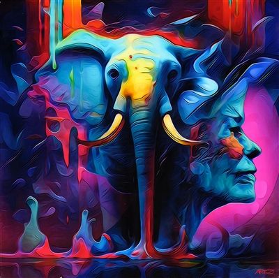 Elephant Story II by OZ