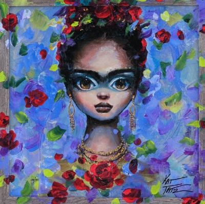 Frida Meets Keane by Kat Tatz