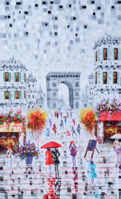 Arc de Triumph in France by Solomon Hwang