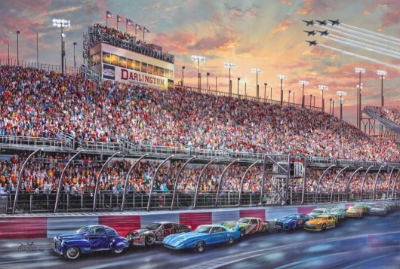 75 Years of NASCAR by Thomas Kinkade Studios