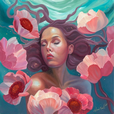 Blossoms Below by Melanie Stimmell