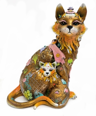 Cleo y Su Gatico (Medium) by Nano Lopez