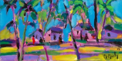 Cases dans la palmeraie-Ceylan by Marcel Mouly