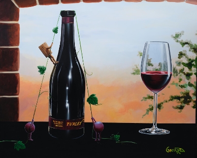 A Day in Napa by Michael Godard