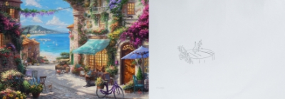 Italian Café by Thomas Kinkade Studios