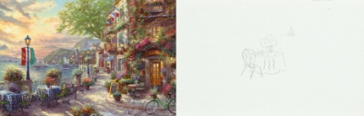 French Riviera Café by Thomas Kinkade Studios
