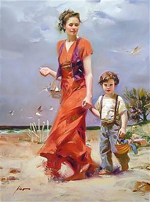 A DAY AT THE BEACH by Pino