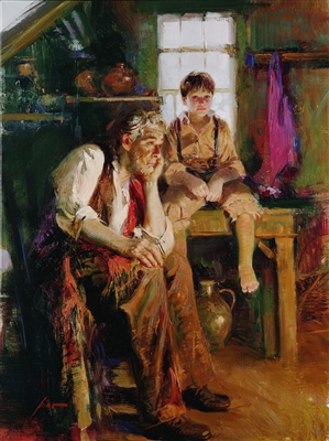 BY THE FIRE by Pino