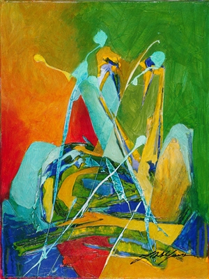 Birds At The Corner of the Market by Yuval Wolfson