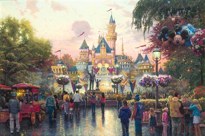 Disneyland's 50th Anniver (MD) by Thomas Kinkade