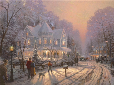 Holiday Gathering Christ (XL) by Thomas Kinkade