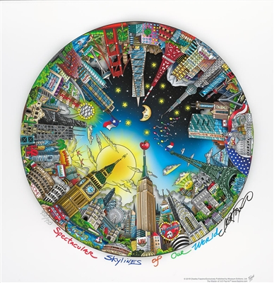 Spectacular Skylines of Our World by Charles Fazzino