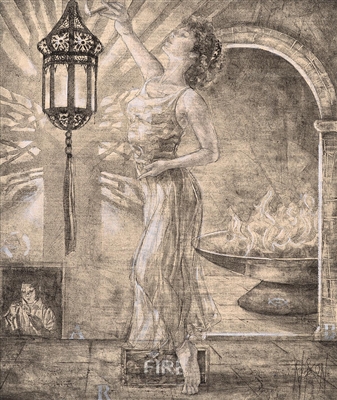 Elements: Fire Study by Peter Nixon