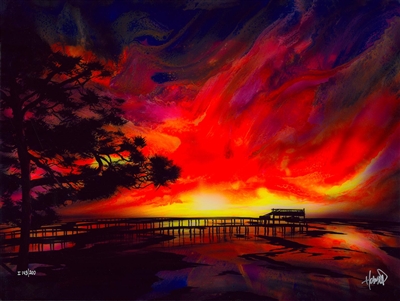 Bay Sunset by Ashton Howard