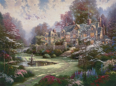 Gardens Beyond Spring G (XL) by Thomas Kinkade