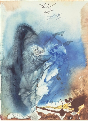 Creatio animalium terrae et ms by Salvador Dali