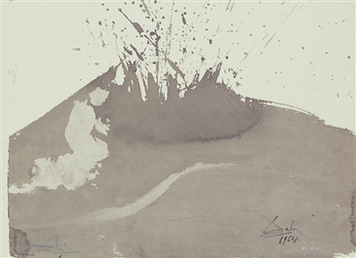 Angelus Excussit Flammam Ignis(The Angel Drove Out the Fiery Flame) by Salvador Dali