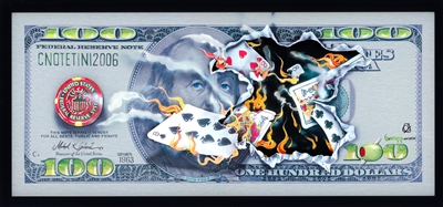 $100 Bill Full House by Michael Godard
