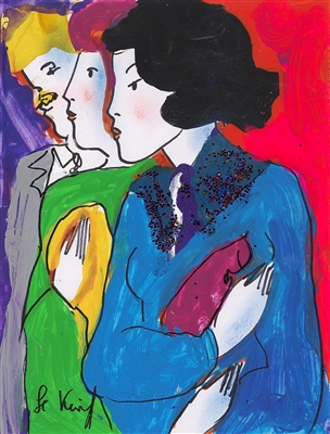 3 Friends aux Courses by Linda Le Kinff