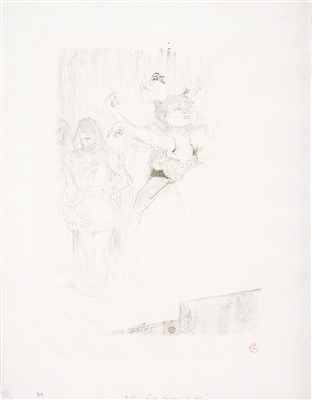 Lender Dansant la pas du Bolero, dans Chilperic by Henri de Toulouse-Lautrec