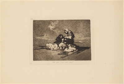 De que sirve una taza? by Francisco Goya