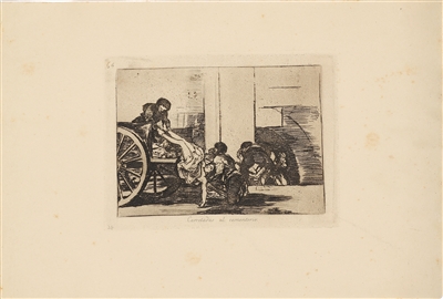 Carretadas al Cementerio by Francisco Goya