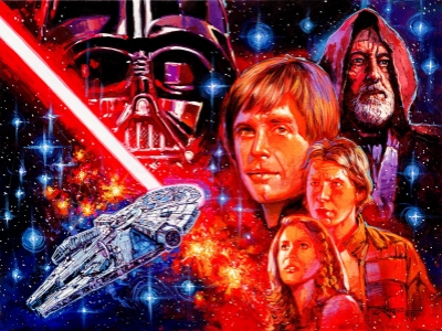 A Long Time Ago in a Galaxy Far Far Away by Rodel Gonzalez