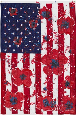 American Flag Poppies by Dominic Pangborn