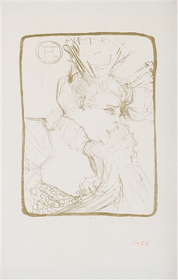 Mademoiselle Marcelle Lender by Henri de Toulouse-Lautrec