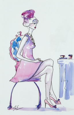 Lady in Purple by Joe Everson