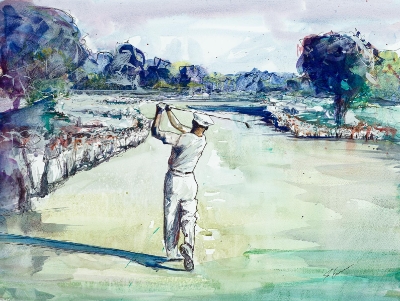 Hogan at Merion by Joe Everson