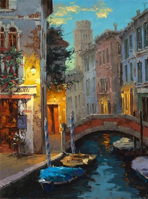 Last Light in Venice by Viktor Shvaiko