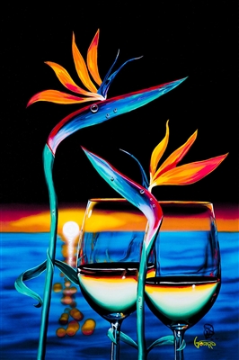2 Birds in Paradise by Michael Godard