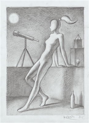 Astro Girl by Mark Kostabi