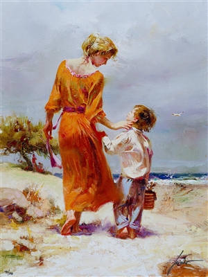 Breezy Day at the Beach by Pino