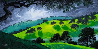 Flowing Emerald Fields by Jon Rattenbury