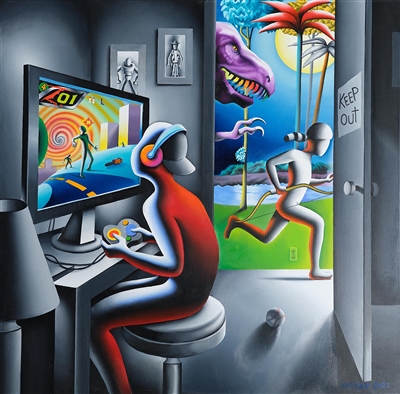 Behold The Dreamers by Mark Kostabi
