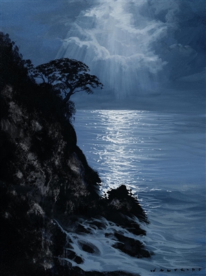 Cypress Night by Walfrido