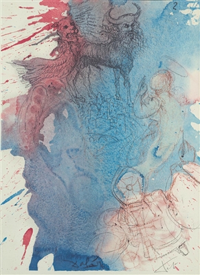Cherub super limen domus(A cherub over the threshold of the Lord) by Salvador Dali
